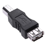 USB 2.0 A 암 to B 수 어댑터 커넥터 AF to BM 변환기 프린터용