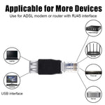 RJ45 수컷 to USB AF 어댑터