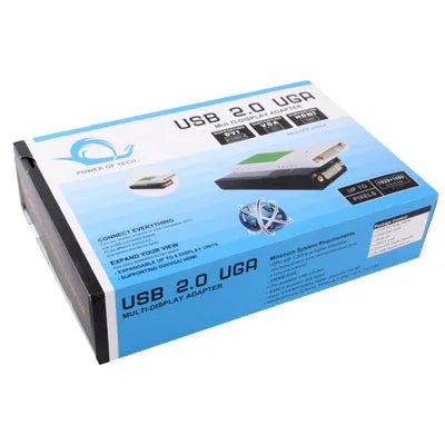 USB 2.0 to DVI / VGA / HDMI 디스플레이 어댑터, 풀 HD 1080P 지원, 최대 6대 디스플레이 확장 가능, USB 2.0 해상도: 1920*1080