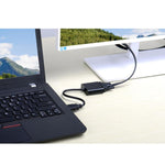 26cm HDMI에서 VGA + 오디오 출력 비디오 변환 케이블, 3.5mm 오디오 케이블 포함, 풀 HD 1080P 지원, 길이: 26cm