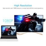 24cm 풀 HD 1080P HDMI에서 VGA + 오디오 출력 케이블, 컴퓨터 / DVD / 디지털 셋톱박스 / 노트북 / 휴대폰 / 미디어 플레이어용, 길이: 24cm, 길이: 24cm(흰색)