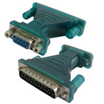 USB에서 RS232 9핀 수컷 케이블 및 RS232 9핀 암컷에서 RS232 25핀 수컷 어댑터, 단일 칩 포함, 단일 칩 USB에서 RS232