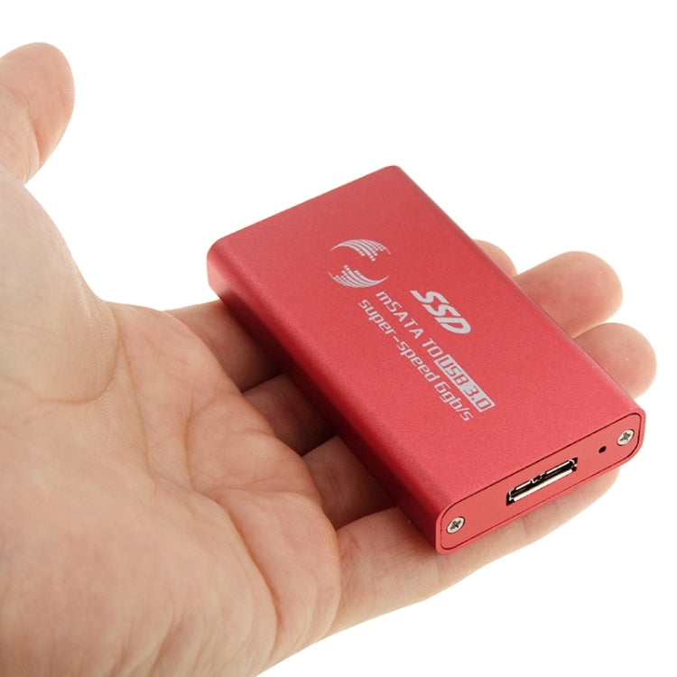 6Gb/s mSATA 솔리드 스테이트 디스크 SSD to USB 3.0 하드 디스크 케이스