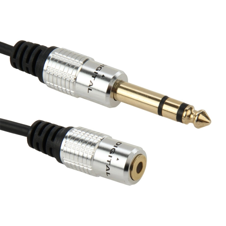 6.35mm 수컷 to 3.5mm 암컷 오디오 어댑터 케이블, 길이: 30cm, 6.35mm 수컷 to 3.5mm 암컷