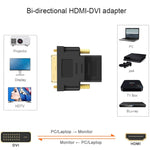 HDMI 19핀 암컷 to DVI 24+1핀 수컷 어댑터 (금도금), HDMI 암컷 to DVI 24+1핀 수컷