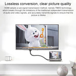 금도금 미니 HDMI 수컷 to HDMI 19핀 암컷 어댑터, 미니 HDMI 수컷 to HDMI 암컷