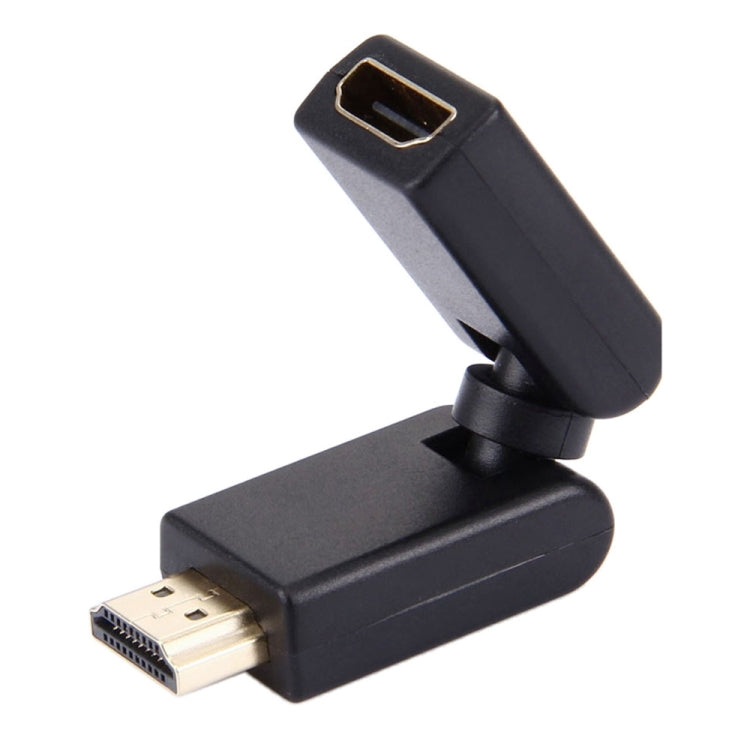 HDMI 19핀 수컷 to 암컷 360도 회전 어댑터 (금도금)