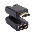HDMI 19핀 수컷 to 암컷 360도 회전 어댑터 (금도금)