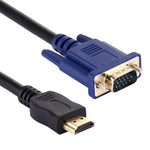 1.8m HDMI 수컷 to VGA 수컷 15핀 비디오 케이블