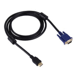 1.8m HDMI 수컷 to VGA 수컷 15핀 비디오 케이블