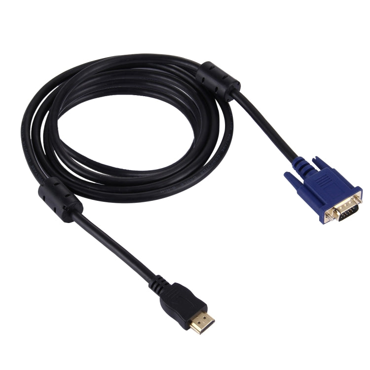 HDMI 수컷 to VGA 수컷 15핀 비디오 케이블