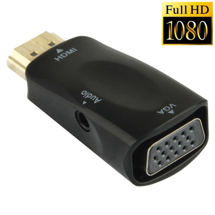 풀 HD 1080P HDMI to VGA 및 오디오 어댑터 HDTV / 모니터 / 프로젝터용, HDMI 수컷 to VGA + 오디오 (블랙), HDMI 수컷 to VGA + 오디오 (화이트)