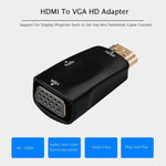 풀 HD 1080P HDMI to VGA 및 오디오 어댑터 HDTV / 모니터 / 프로젝터용, HDMI 수컷 to VGA + 오디오 (블랙), HDMI 수컷 to VGA + 오디오 (화이트)