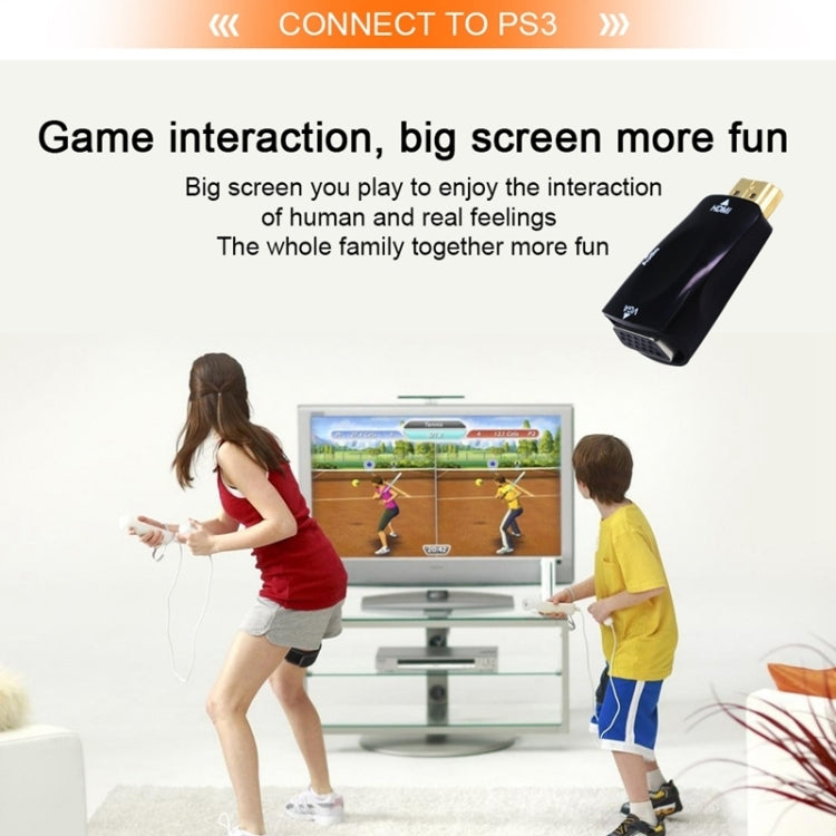 풀 HD 1080P HDMI to VGA 및 오디오 어댑터 HDTV / 모니터 / 프로젝터용, HDMI 수컷 to VGA + 오디오 (블랙), HDMI 수컷 to VGA + 오디오 (화이트)