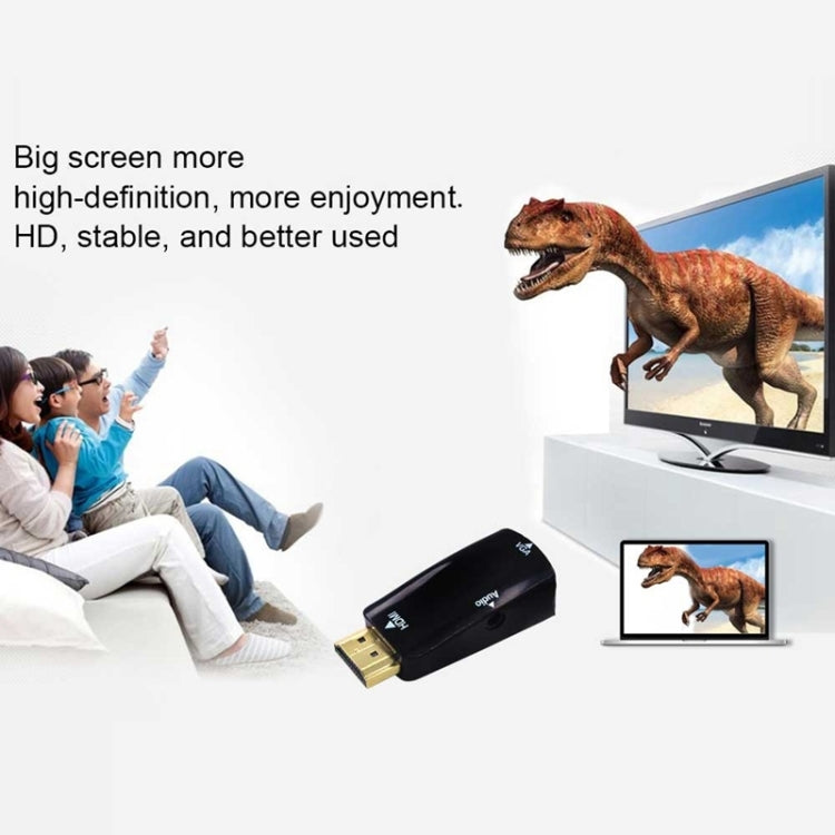 풀 HD 1080P HDMI to VGA 및 오디오 어댑터 HDTV / 모니터 / 프로젝터용, HDMI 수컷 to VGA + 오디오 (블랙), HDMI 수컷 to VGA + 오디오 (화이트)