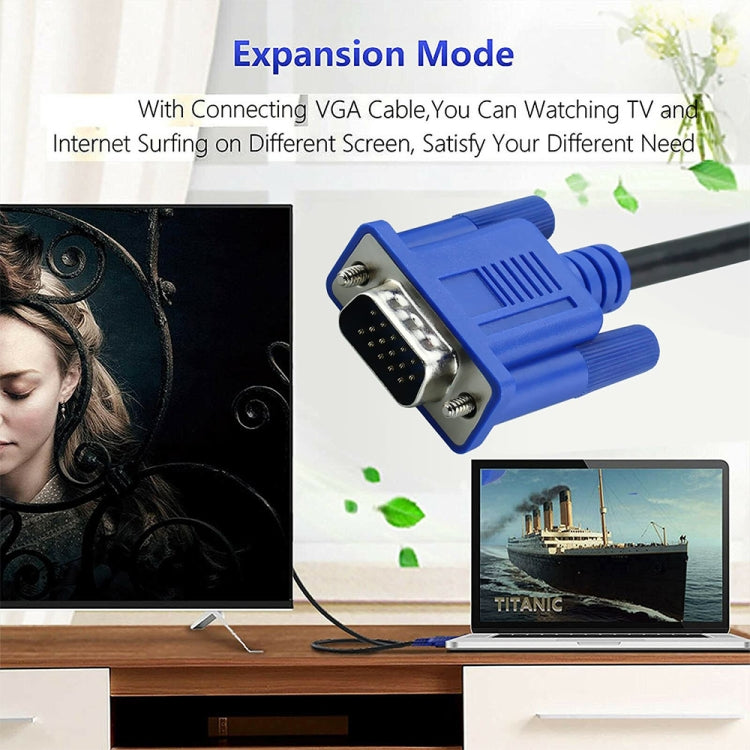 1.5m 고품질 VGA 15핀 수컷 to VGA 15핀 수컷 케이블 LCD 모니터 / 프로젝터용, 1.5m