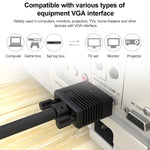 1.5m 일반 품질 VGA 15핀 수컷 to VGA 15핀 수컷 케이블 CRT 모니터용, 1.5m VGA