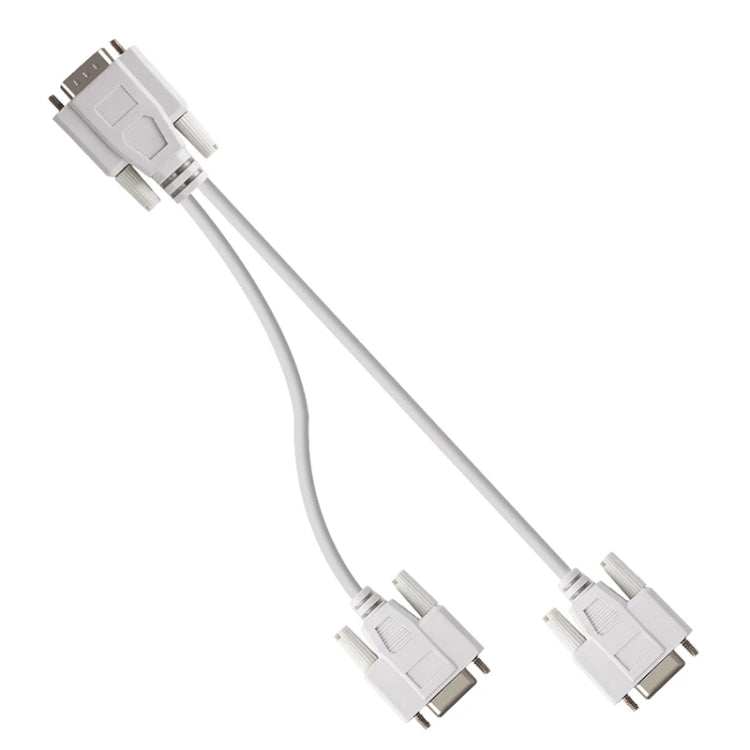 VGA SVGA HDB15 수컷 to 2 암컷 분배기 케이블, 길이: 32.5cm, S-PC-0415, S-PC-0415A