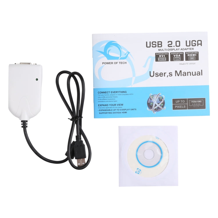 USB to VGA 멀티 모니터 / 멀티 디스플레이 어댑터, USB 2.0 외장 그래픽 카드, USB 2.0