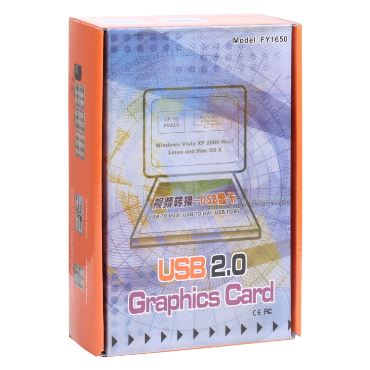 USB to VGA 멀티 모니터 / 멀티 디스플레이 어댑터, USB 2.0 외장 그래픽 카드, USB 2.0