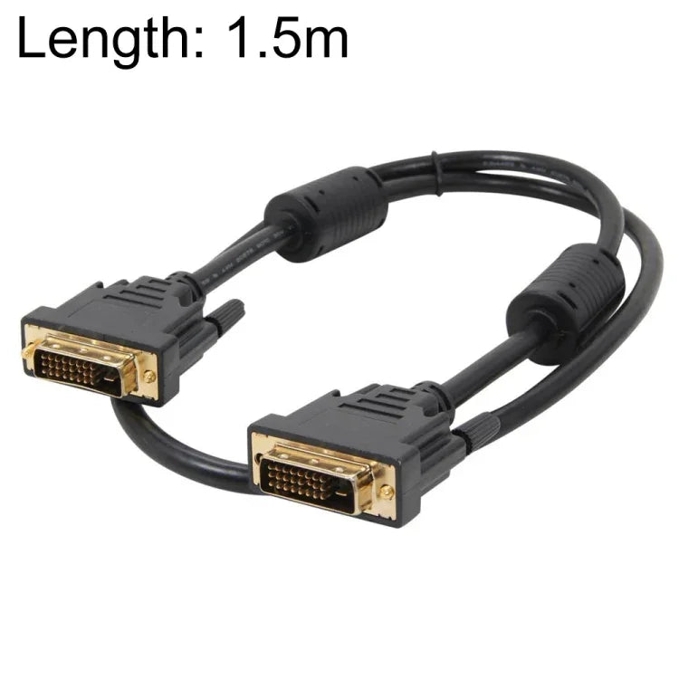 DVI 24+1P 수 to DVI 24+1P 수 케이블, 길이: 1.5m