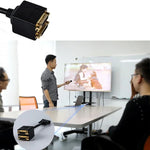 24+1 DVI 수 to 2 DVI 암 케이블 어댑터, 길이: 30cm, 2 DVI 24+1 핀 암