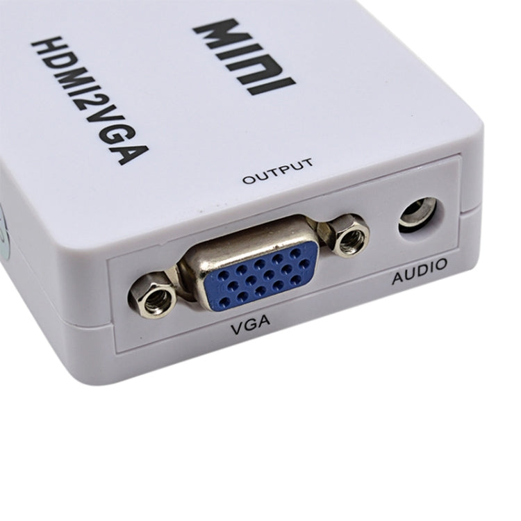 미니 HDMI to VGA 오디오 변환기, 미니 HDMI to VGA