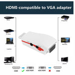 풀 HD 1080P HDMI to VGA 어댑터 전원 및 오디오용, S-PC-0470, S-PC-0470B
