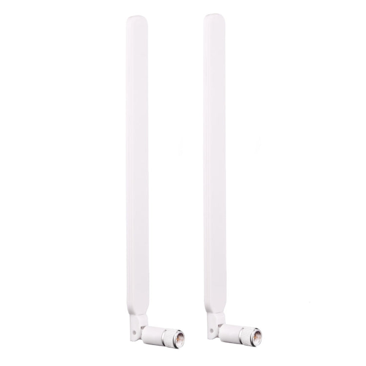 2개 B593 5dBi SMA 수컷 4G LTE 라우터 안테나, B593 5dBi 안테나 흰색, B593 5dBi 안테나 검정