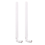 2개 B593 5dBi SMA 수컷 4G LTE 라우터 안테나, B593 5dBi 안테나 흰색, B593 5dBi 안테나 검정