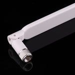 2개 B593 5dBi SMA 수컷 4G LTE 라우터 안테나, B593 5dBi 안테나 흰색, B593 5dBi 안테나 검정