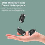 미니 USB 수컷 to USB 2.0 AF 어댑터, OTG 기능 지원, 90도 왼쪽 각도, 90도 오른쪽 각도