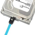 7핀 SATA 3.0 암 to 7핀 SATA 3.0 암 HDD 데이터 케이블, 길이: 50cm