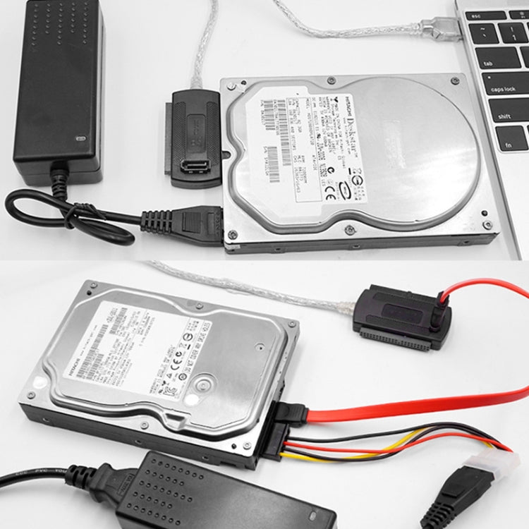 USB 2.0 to IDE & SATA 케이블, 케이블 길이: 약 55cm, USB 2.0 to IDE & SATA (EU 플러그), USB 2.0 to IDE & SATA (US 플러그), USB 2.0 to IDE & SATA (UK 플러그)