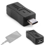 USB 2.0 마이크로 USB 수컷 to 암 어댑터 갤럭시 S IV / i9500 / S III / i9300용, 마이크로 USB 암