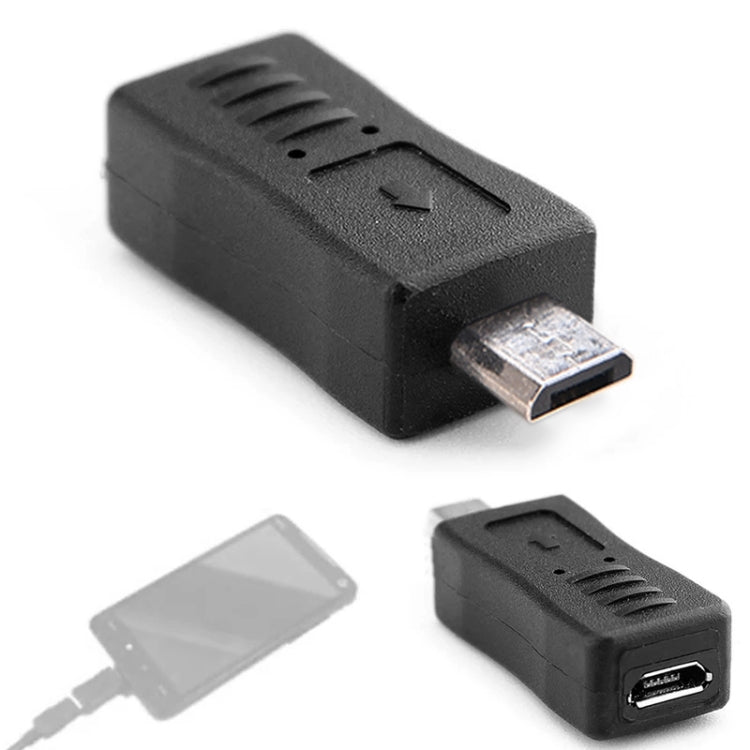 USB 2.0 마이크로 USB 수컷 to 암 어댑터 갤럭시 S IV / i9500 / S III / i9300용, 마이크로 USB 암