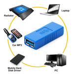 슈퍼 스피드 USB 3.0 AF to AF 케이블 어댑터, AF to AF, 아웃크롭 암 AF to AF