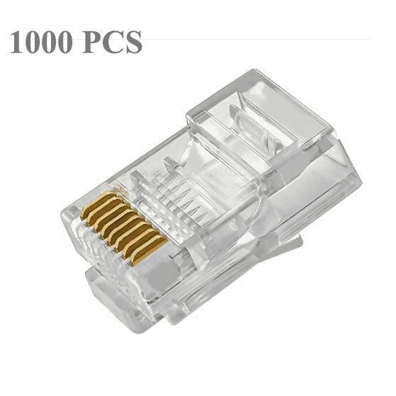 1000개 RJ45 커넥터 모듈러 플러그, 일반 품질, 1000개