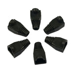 RJ45용 네트워크 케이블 부츠 캡 커버, 블랙 (1팩 100개, 가격은 100개 기준), 100개 블랙, 100개 레드, 100개 블루, 100개 화이트, 100개 그린, 100개 그레이, 100개 옐로우