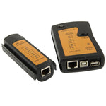 RJ45 및 RJ11 네트워크 케이블 테스터, RJ45/RJ11 블랙