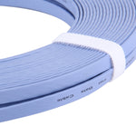 20m CAT6 초슬림 평면 이더넷 네트워크 LAN 케이블, 20m 블루
