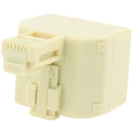 RJ11 수-2 RJ11 암 소켓 어댑터 변환기