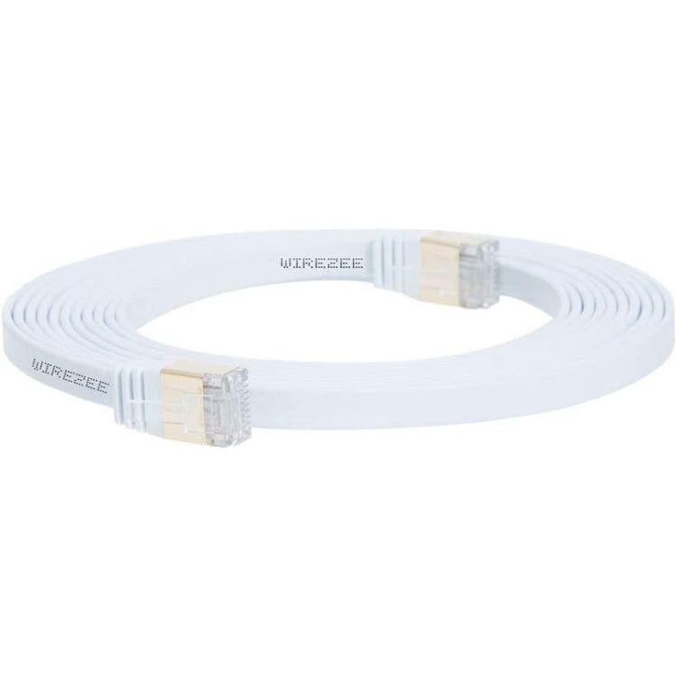 금도금 헤드 CAT7 고속 10Gbps 초슬림 평면 이더넷 네트워크 LAN 케이블, 1m, 2m, 3m, 5m, 10m, 15m, 20m, 25m, 30m