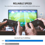 금도금 헤드 CAT7 고속 10Gbps 초슬림 평면 이더넷 네트워크 LAN 케이블, 1m, 2m, 3m, 5m, 10m, 15m, 20m, 25m, 30m
