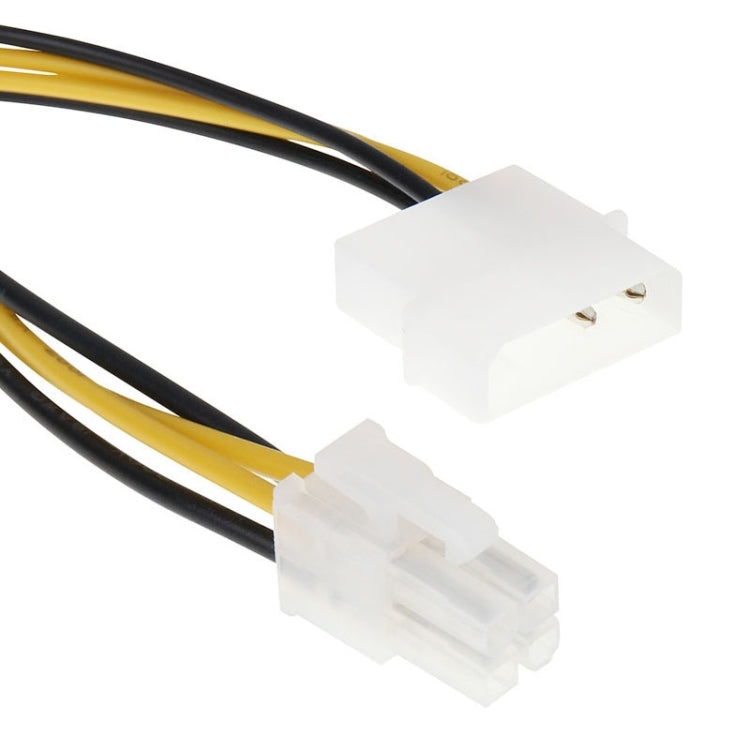 마더보드 Molex IDE 2핀에서 4핀 ATX P4 12V ATX CPU 전원 커넥터 어댑터 케이블, 2핀 수컷에서 4핀 암컷