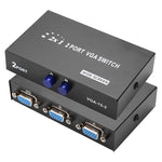 2포트 VGA 스위치 박스, 2 입력 1 출력 LCD PC TV 모니터용 - HD15 (FJ-15-2C)