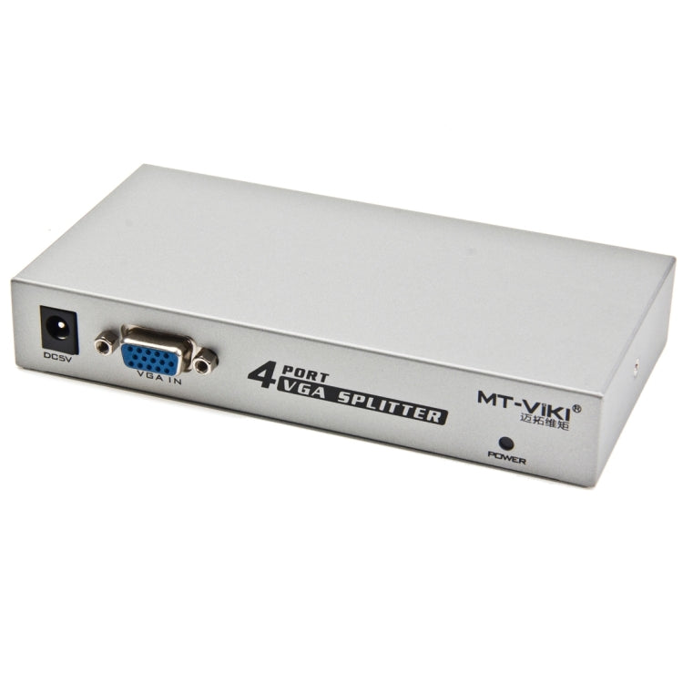 4포트 150MHz VGA 분배기 (1 VGA 입력, 4 VGA 출력), 4포트 분배기 실버
