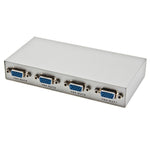 4포트 150MHz VGA 분배기 (1 VGA 입력, 4 VGA 출력), 4포트 분배기 실버