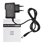 4포트 150MHz VGA 분배기 (1 VGA 입력, 4 VGA 출력), 4포트 분배기 실버