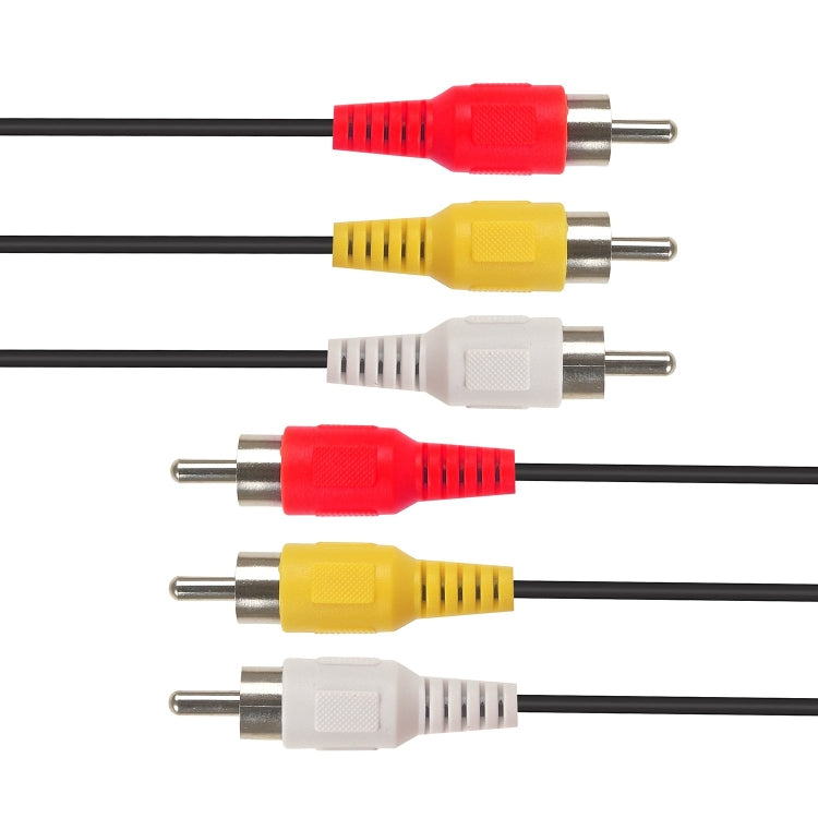 고품질 오디오 비디오 스테레오 RCA AV 케이블, 길이: 15m, 3 RCA to 3 RCA, 길이: 15m